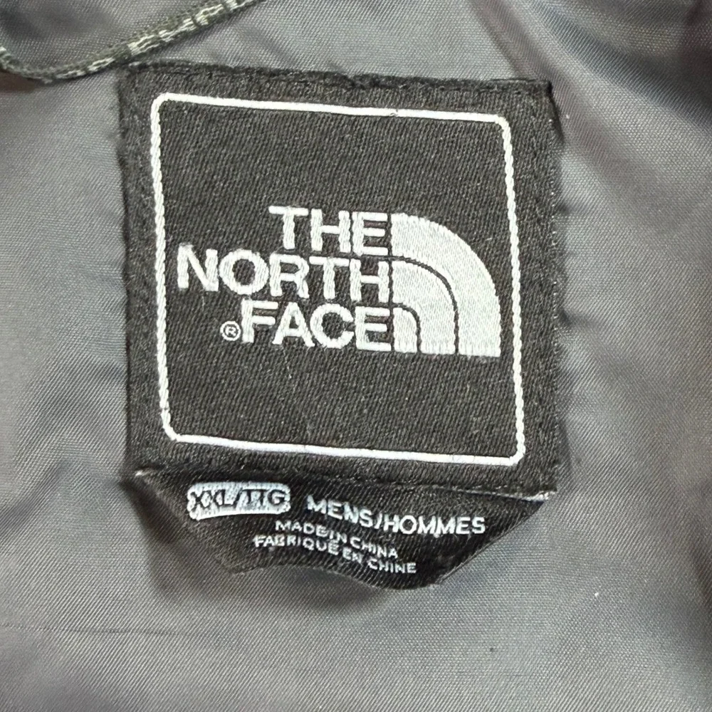 The North Face Puffer Jacket Mens XXL Grey Excellent Insulated Full Zip Coat